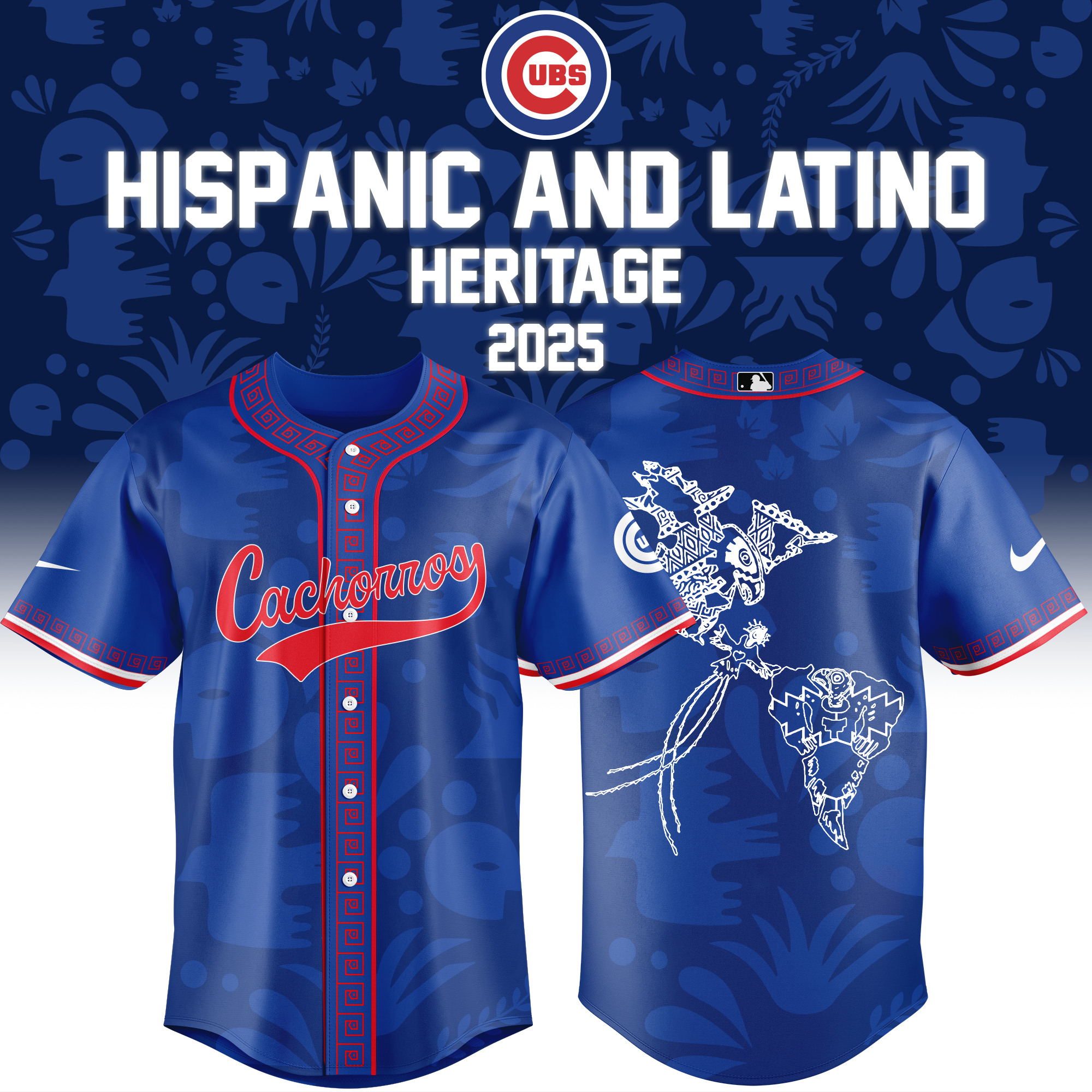 Chicago Cubs x Hispanic and Latino Heritage Baseball Jersey 2025 Chicago Cubs x Hispanic and Latino Heritage Baseball Jersey 2025