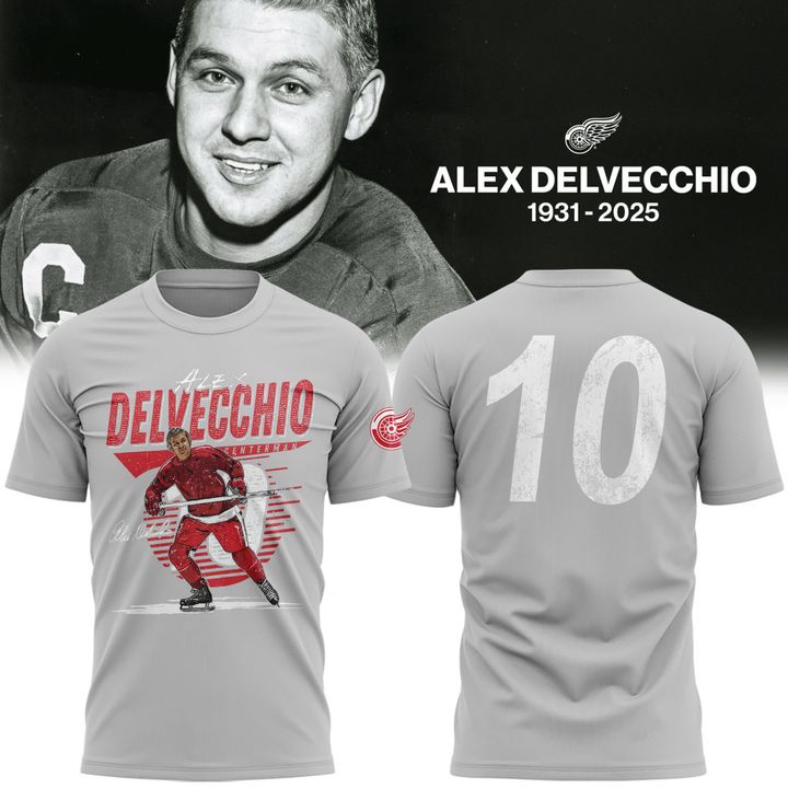 Limited Edition Detroit Red Wings x Alex Delvecchio T-shirt Limited Edition Detroit Red Wings x Alex Delvecchio T-shirt