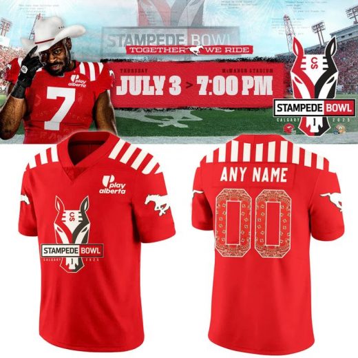Calgary Stampeders x 2025 Stampede Bowl Jerseys