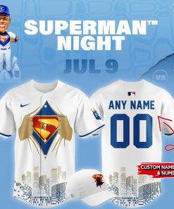 Special New Kansas City Royals x Superman Night Jersey Custom Name And Number 2025