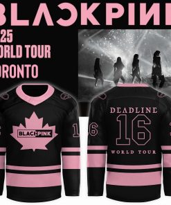 BLACKPINK 2025 World Tour Toronto Canada Hockey jersey