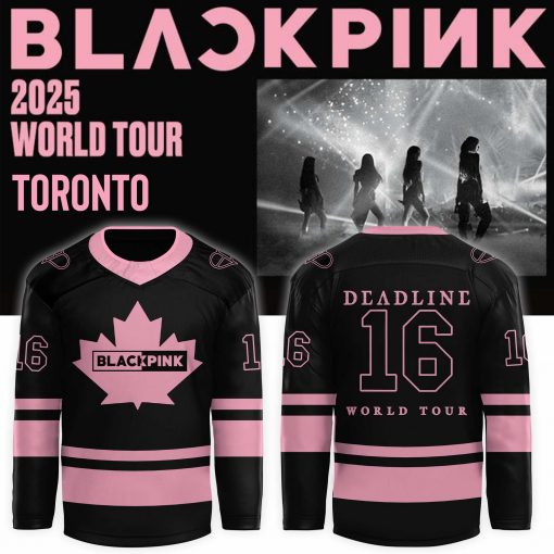 BLACKPINK 2025 World Tour Toronto Canada Hockey jersey