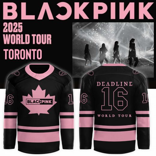 BLACKPINK 2025 World Tour Toronto Canada Hockey jersey