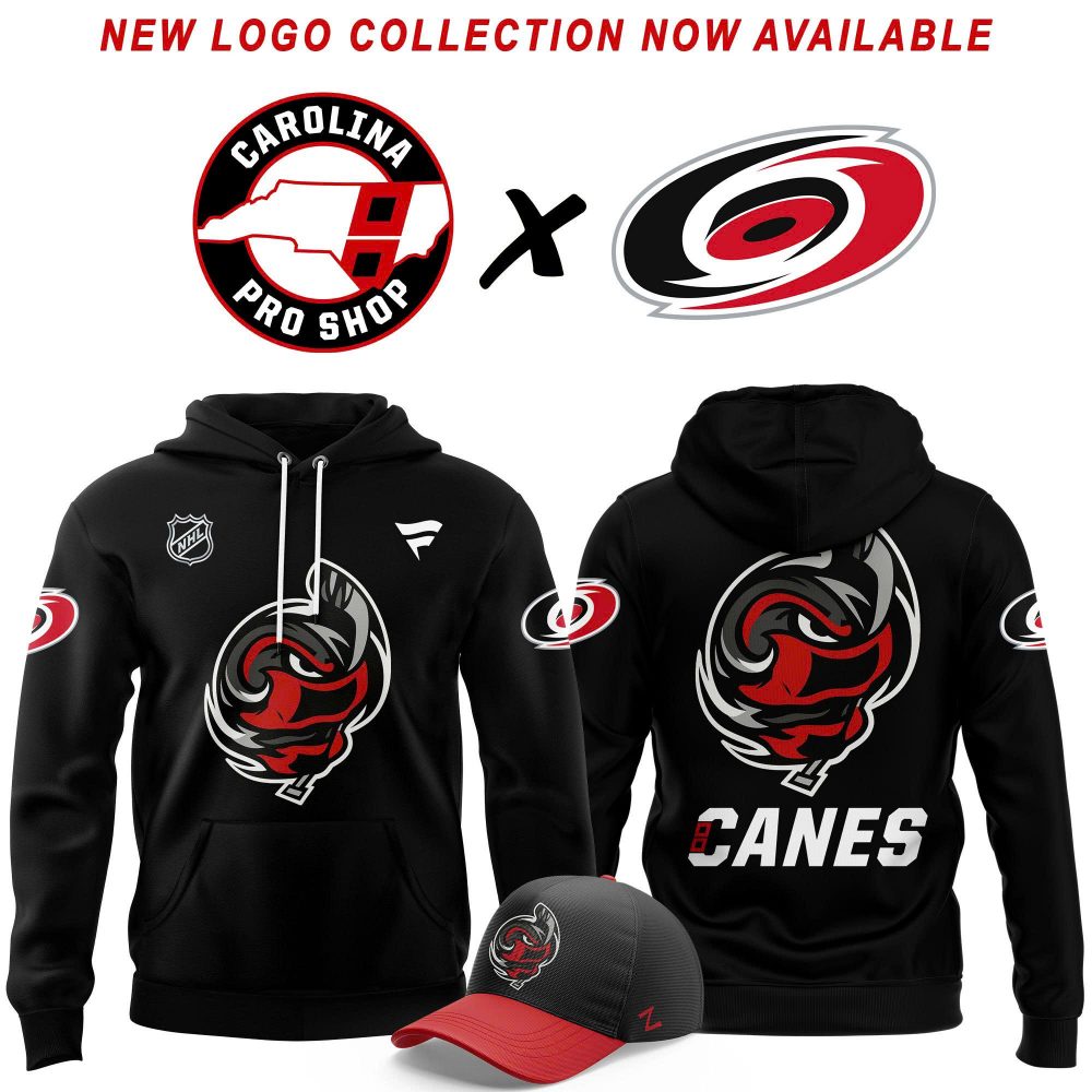 Carolina Hurricanes Fanatics Men’s New Logo Hoodie (Black)