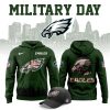 Men’s Philadelphia Eagles 2025 Military Day Hoodie