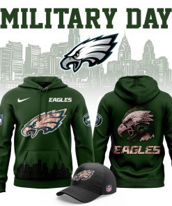 Men’s Philadelphia Eagles 2025 Military Day Hoodie (V2)