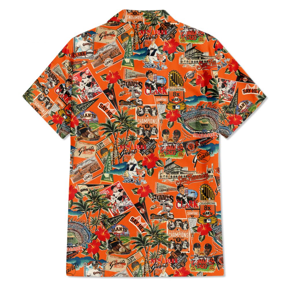 San Francisco Giants Palm Trees, Pennants, and Baseball Glory – Hawaiian Shirt