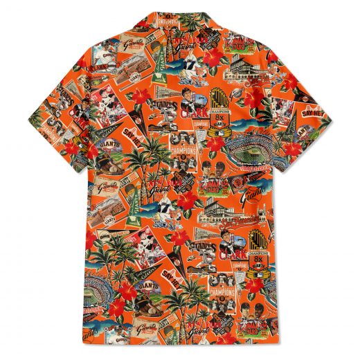 San Francisco Giants Palm Trees, Pennants, and Baseball Glory – Hawaiian Shirt