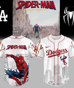 Los Angeles Dodgers x Spider-Man: Brand New Day White Jersey 2025