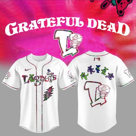 Lansing Lugnuts Grateful Dead 60th Anniversary Jersey