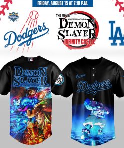 Los Angeles Dodgers x Demon Slayer: Kimetsu no Yaiba Jersey 2025