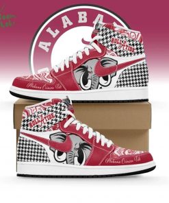 Alabama Crimson Tide AJ1 High Sneakers Shoes For Men And Women