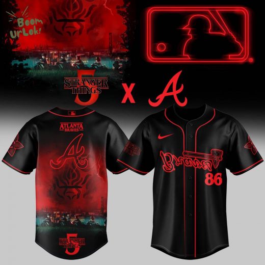 Atlanta Braves _ Stranger Things Jersey 2025