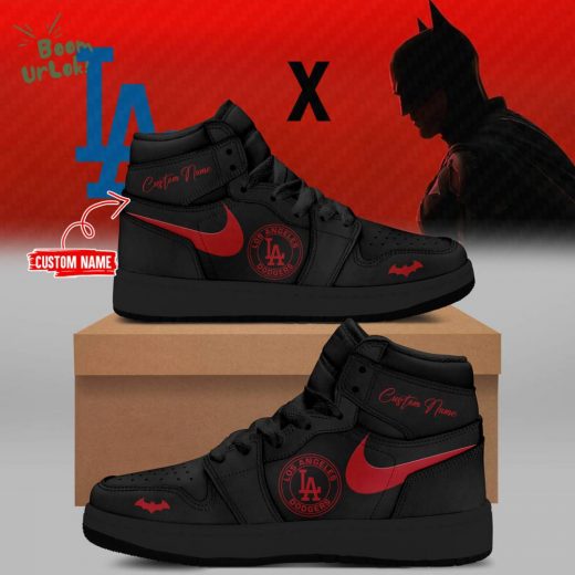 Batman x Dodgers Limited Edition AJ1 Custom Name Shoes