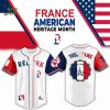 New York Yankees x France Heritage Month Edition-3D Baseball Jersey