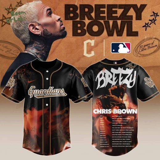 C Guardians x Chris Brown “Breezy Bowl XX Stadium World Tour” 2025 Jersey Editions Limited + Selling Out Fast