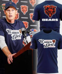 Chicago Bears “Celebrating women & girls in sports” T-Shirt 2025
