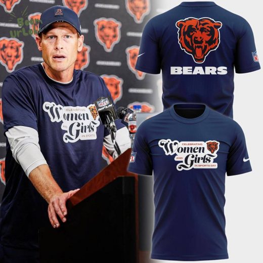 Chicago Bears “Celebrating women & girls in sports” T-Shirt 2025