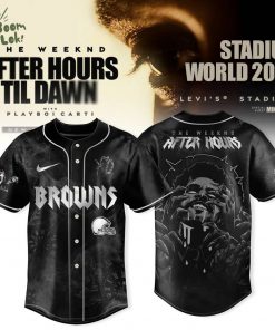 Cleveland Browns x After Hours Til Dawn 2025 – The Weeknd Jersey
