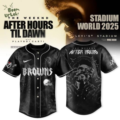 Cleveland Browns x After Hours Til Dawn 2025 – The Weeknd Jersey