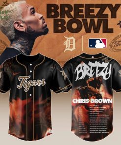 D Tigers x Chris Brown “Breezy Bowl XX Stadium World Tour” 2025 Jersey Editions Limited + Selling Out Fast