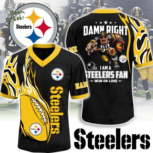 Damn Right I’m a Pittsburgh Steelers Fan Jersey