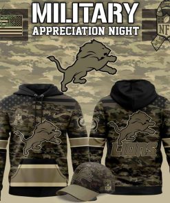 Detroit Lions x Military Appreciation Special Hoodie
