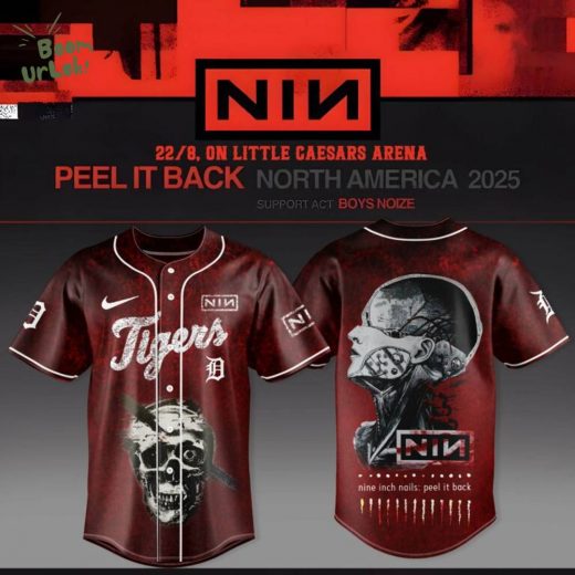 Detroit Tigers X Nine Inch Nails – Peel It Back Tour 2025 Limited Merch