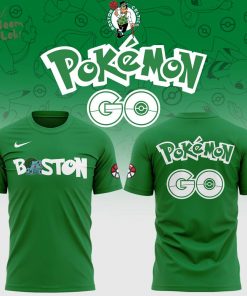 Exclusive Version Boston Celtics x Pokemon Tshirt 2025