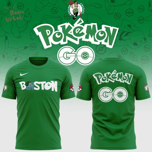 Exclusive Version Boston Celtics x Pokemon Tshirt 2025