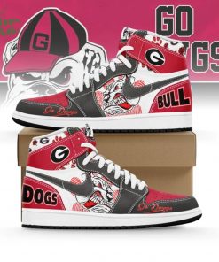 Georgia Bulldogs AJ1 High Sneakers Shoes For Men And Women
