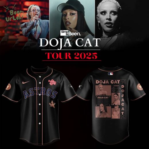 Houston Astros x Doja Cat Tour 2025 Baseball Jersey