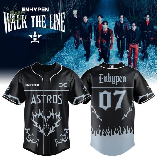 Houston Astros x Enhypen Walk The Line Tour 2025 Jersey Editions Limited