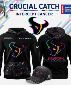 Houston Texans NFL Crucial Catch 2025 Hoodie Black