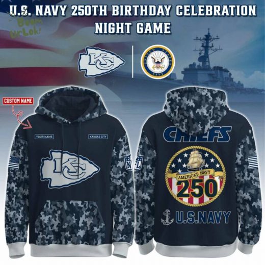 KC-Navy 250th Birthday Hoodie Limited Edions