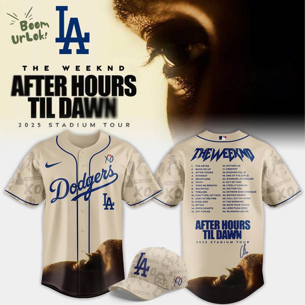 LA Dodgers x The Weeknd After Hours Til Dawn Limited Edition Jersey LA Dodgers x The Weeknd After Hours Til Dawn Limited Edition Jersey