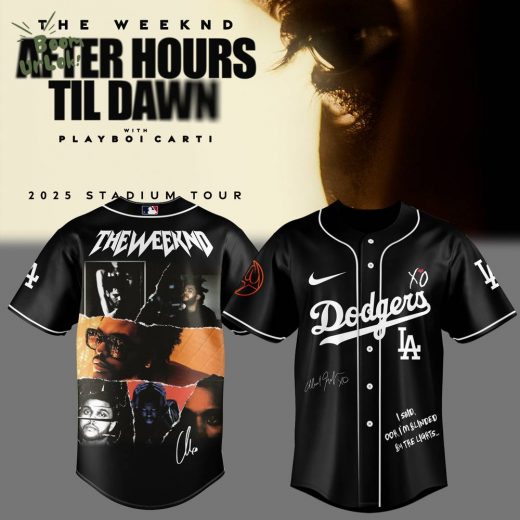 LA Dodgers x The Weeknd After Hours Till Dawn Tour Jersey 2025