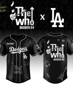 LA Dodgers x The Who ” The Song Is Over ” North American Farewell Tour Jersey