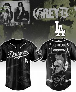 LA Dodgers x $uicideboy$ Baseball Jersey 2025 Limited Edition
