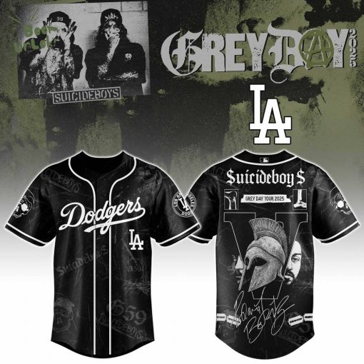 LA Dodgers x $uicideboy$ Baseball Jersey 2025 Limited Edition