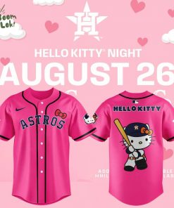 Limited Edition Astros x Hello Kitty Night Jersey