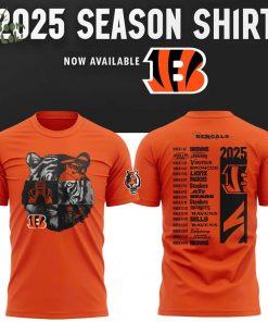 Limited Edition Cincinnati Bengals New Season 2025 T-Shirt