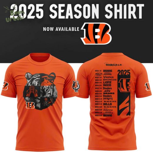 Limited Edition Cincinnati Bengals New Season 2025 T-Shirt