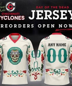 Limited Edition Cincinnati Cyclones X Day of the Dead 2025 Jersey