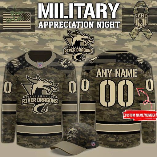 Limited Edition Columbus River Dragons x Military Night 2025