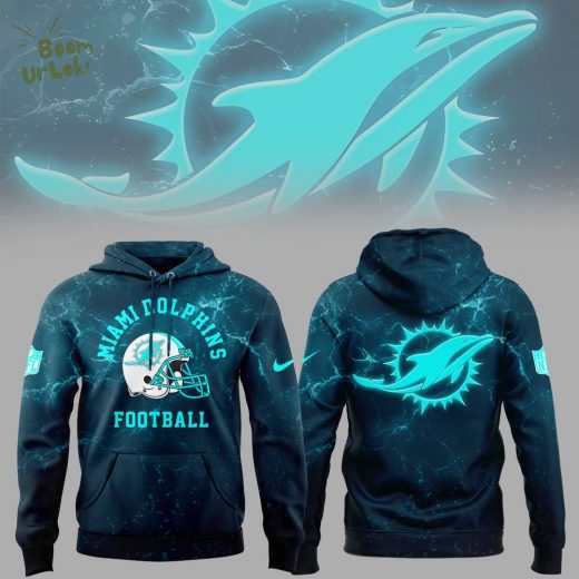 Limited Edition Dolphins Football Special Logo X Hoodie