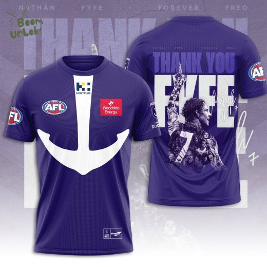 Limited Edition Fremantle Football Club x Nat Fyfe 3D T-Shirt