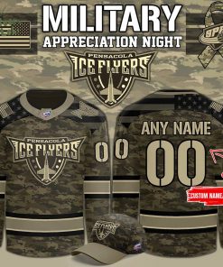 Limited Edition Pensacola Ice Flyers x Military Night 2025