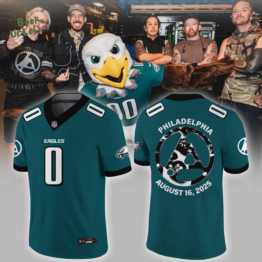 Limited Edition Philadelphia x Linkin Park Custom Number Jersey Limited Edition Philadelphia x Linkin Park Custom Number Jersey
