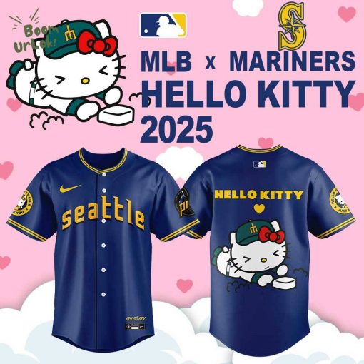 Limited Edition S.Mariners x Hello Kitty 2025 City Connect Jersey